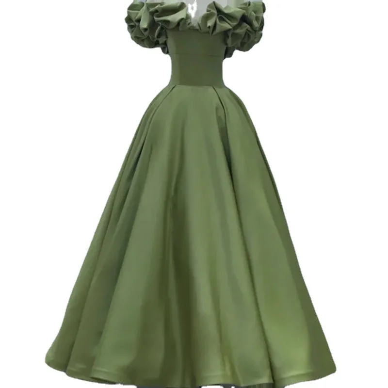 S3064R 2025 New Style Green Fugitive Princess Elegant One