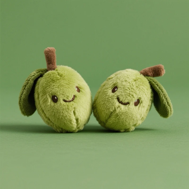 Custom Olive Plush Toy Design Your Own Plushies Personalized Design Cute Cartoon Soft Plush Doll Custom Plush Toy Manufacturer