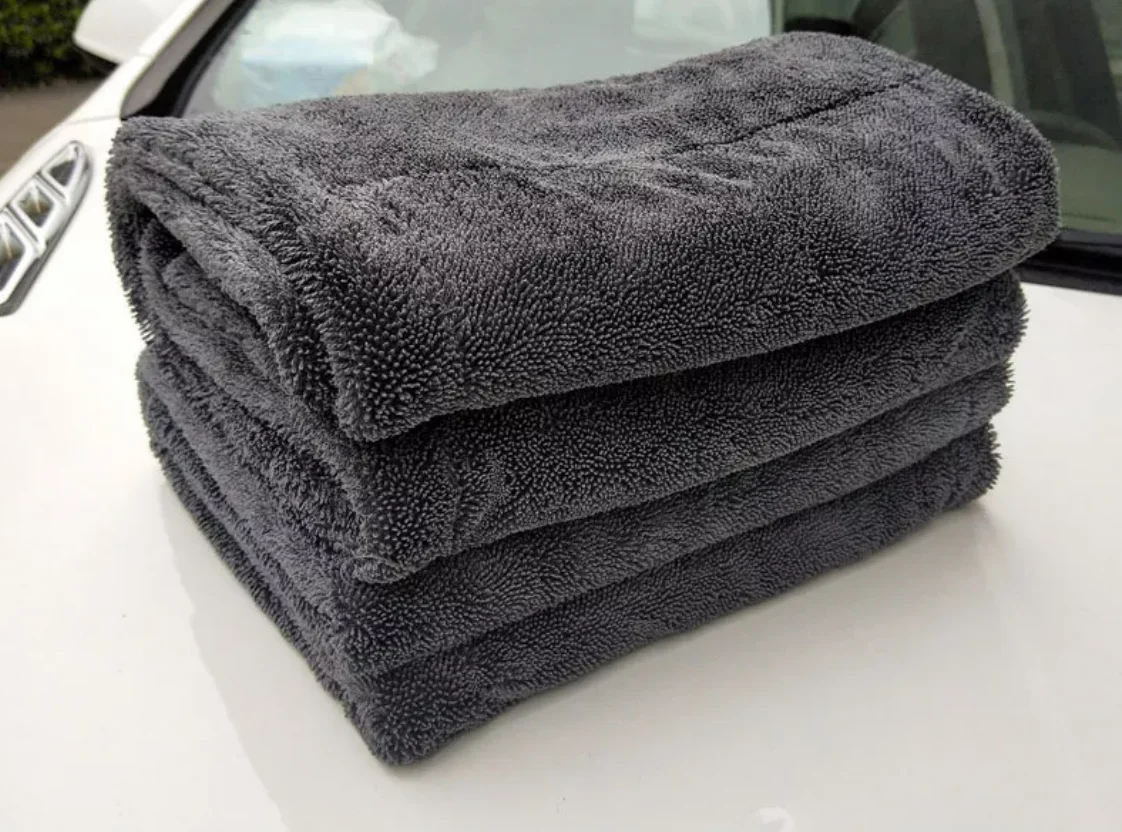 Twisted Microfiber Car Drying Towel Microfiber Cleaning Towel Dual