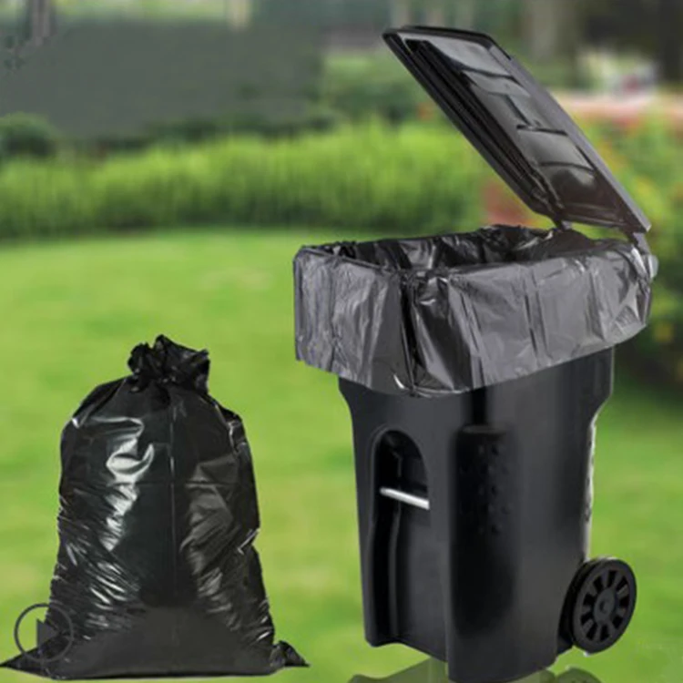 Source Disposable Black Garbage Bags Construction 30 Gallon Trash Bags for  100% Biodegradable Garbage Plastic Bag on m.