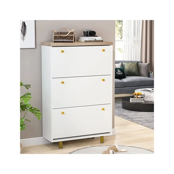 Easy to install Factory  rack room furniture solid wood storage shoes cabinet for entryways cabinet