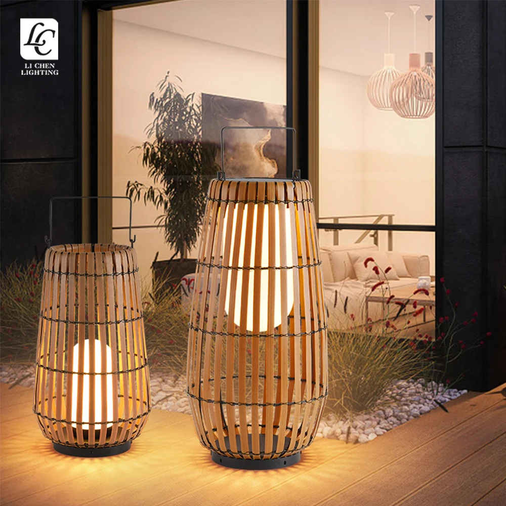 HW10 IP65 Villa solar impermeable, lámpara moderna decorativa para patio, césped y jardín exterior, luces LED para paisajismo