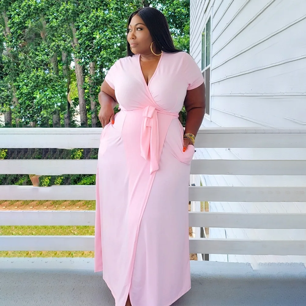 2021 Summer Plus Size Dresses Women 