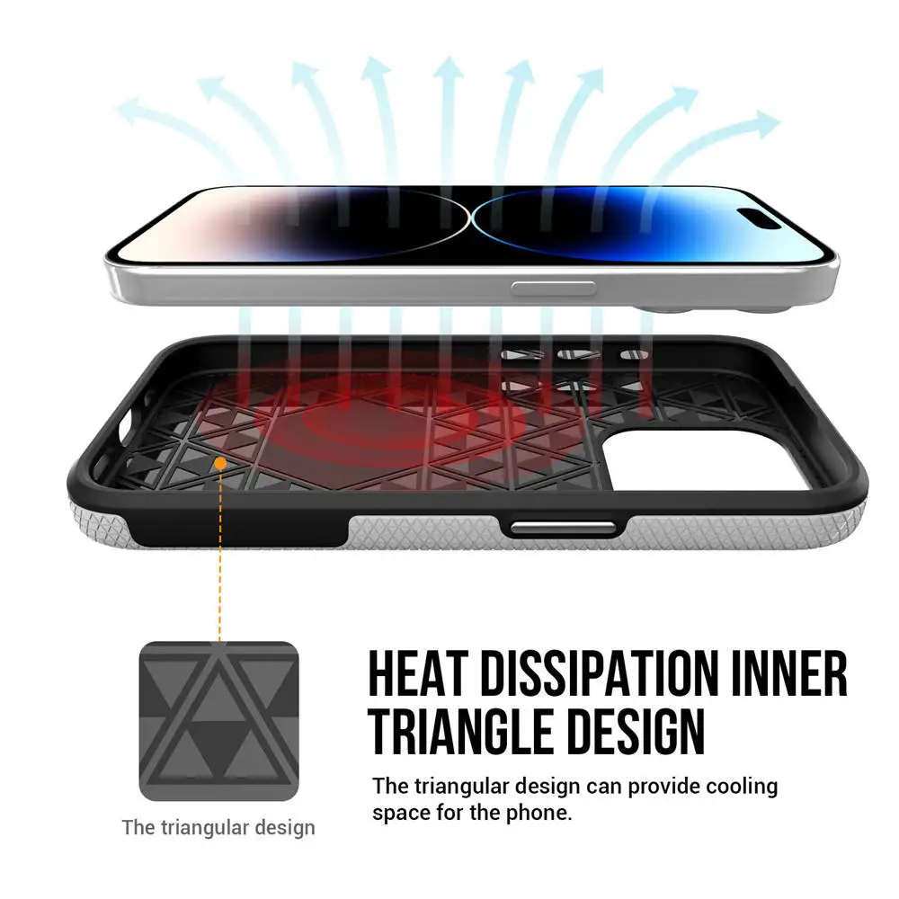 product customizable 3d heat sublimation shockproof 2 in 1 mobile phone case for iphone 16 pro max  17 pro removable  acceptable-4