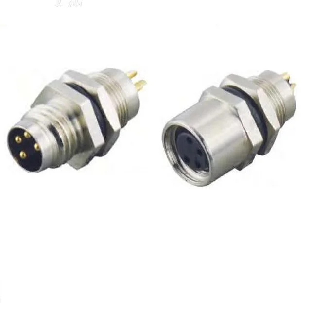 M8 3 Pin Connector , Screw Termination - Shine Industry