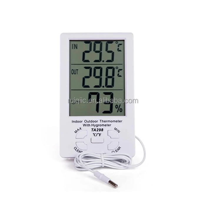 TA298 Digital Temperature Meter Hygrometer Humidity Alarm Clock