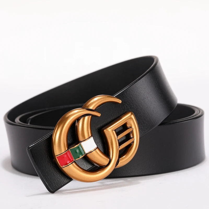 High Quality Double G Belts Custom Logo Women Men Designer Genuine