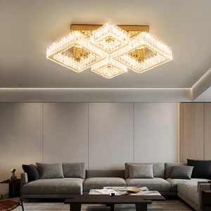 2026 New Zhongshan Designer Luxury Modern Simple Creative Stylish LED Ceiling Lamp Light for Living Room 6000K Color AC