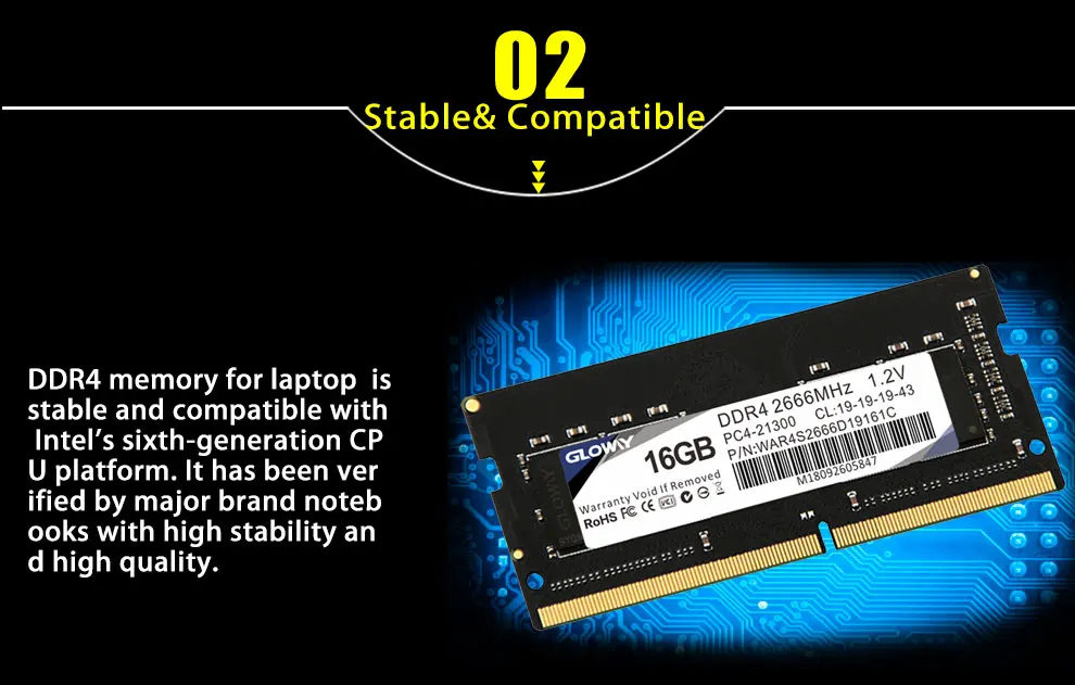 V Gen Ddr4 Sodimm 16gb 2666 Promo SODIMM DDR4 16GB PC-21300/2666