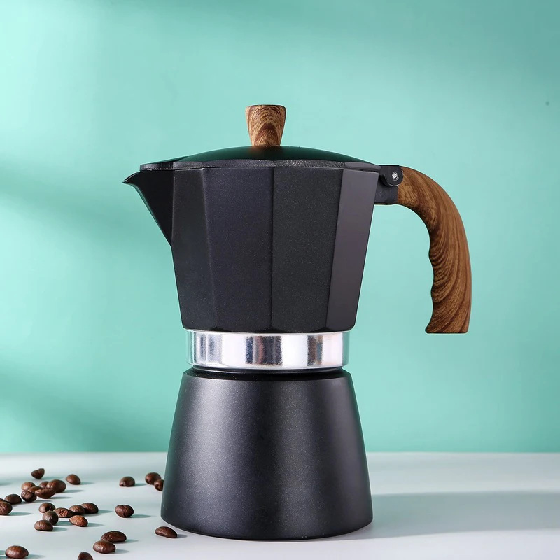 High-temperature Resistant Glass and Stainless Steel  Coffee Maker Drip Coffee Pot With Filter