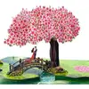Cherry Blossom Tree and Bridge