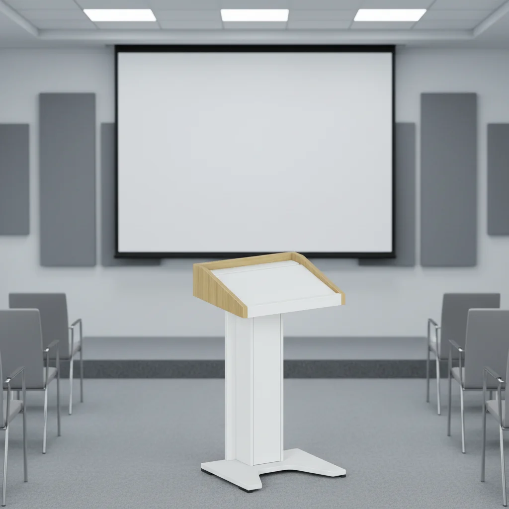 Professional Podium Lectern with Three-Section Design and ABS Connection System for Conference Hall Educational Furniture 6