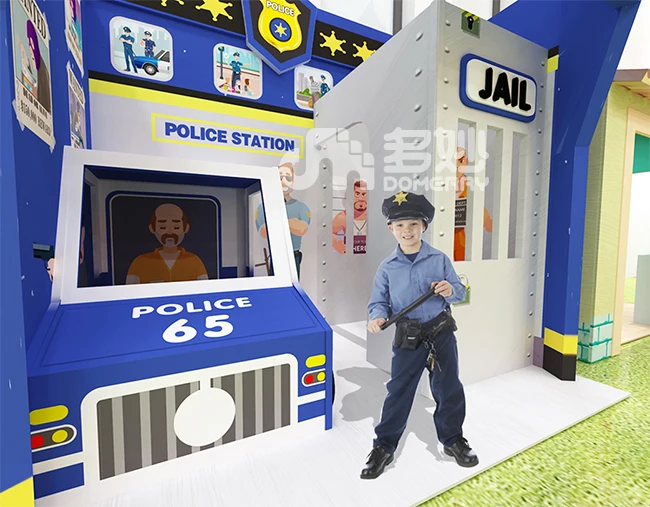 Ролевая игра врач полиция мира картонная деревянная мебель детский игровой домик для дома для продажи