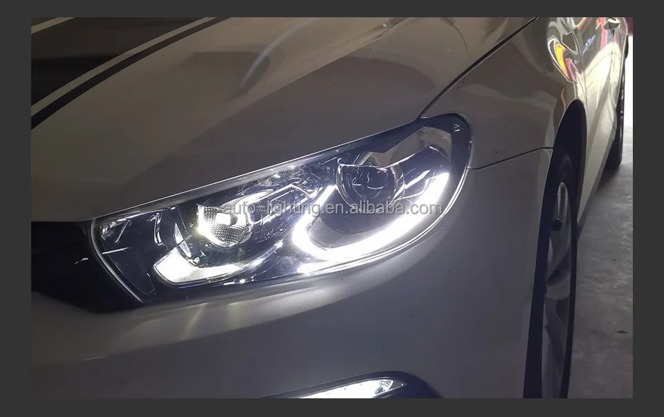 Car Lights For Scirocco R 20092017 Led Headlights Drl Fog Lamp Turn