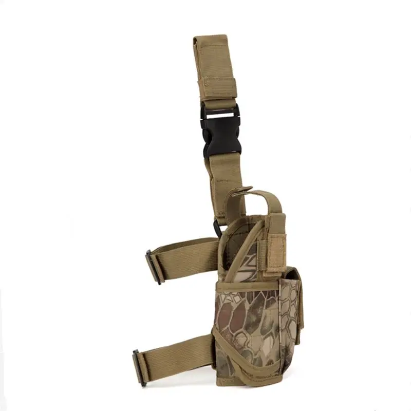Tactical Drop Leg Holster Adjustable Drop Leg Platform Molle Module Universal Bag for Right Leg