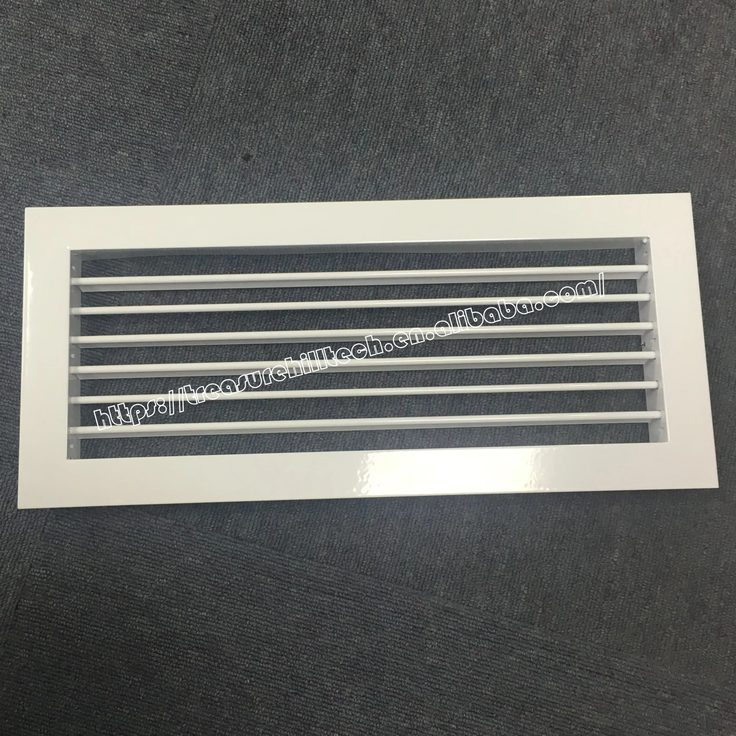 Aluminum Air Diffuser Single Double Deflection Air Grille For Hvac
