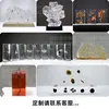 Transparent embedded ornaments