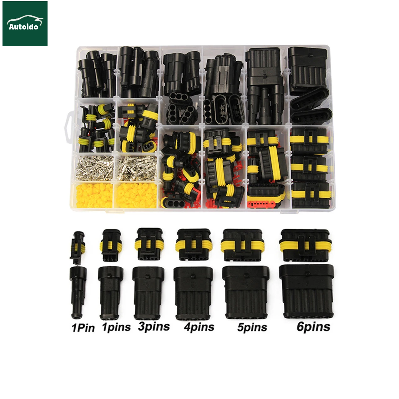 708pcs Waterproof Automotive Electrical Connector Terminals Automotive Electrical Wire Connector