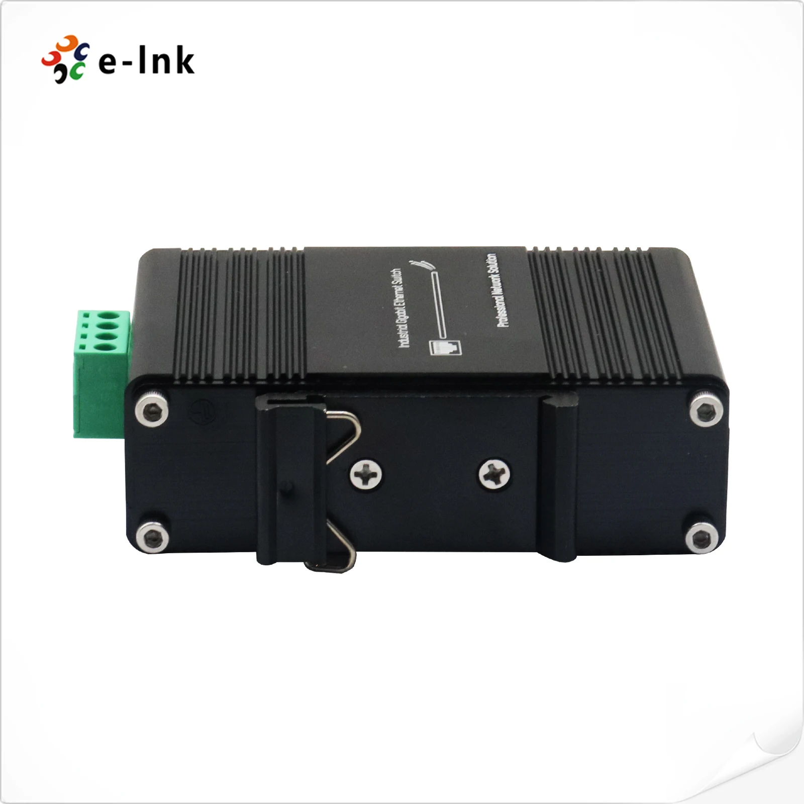 Mini Industrial 1-Port 100/1000X SFP to 2-Port 10/100/1000T 60W PoE++ Media Converter