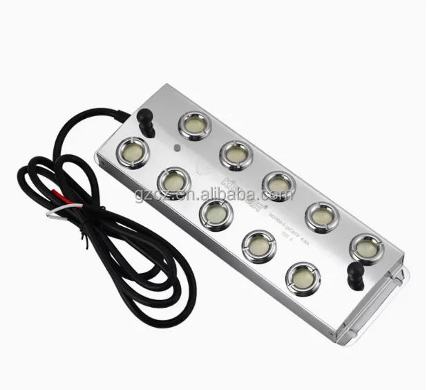 10-Head Replaceable Atomizer Ultrasonic Fog Machine Waterproof Float Type Ultrasonic Spray Humidifier Landscaping Vegetable