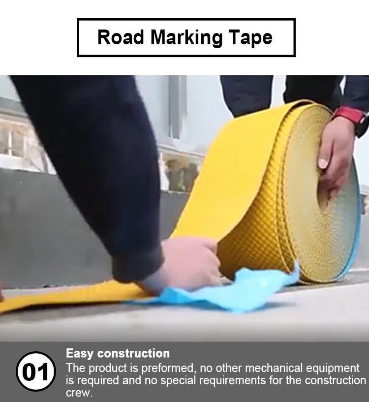 Preformed Pavement Marking Tape Temporary For Marking Driveways,Parking ...