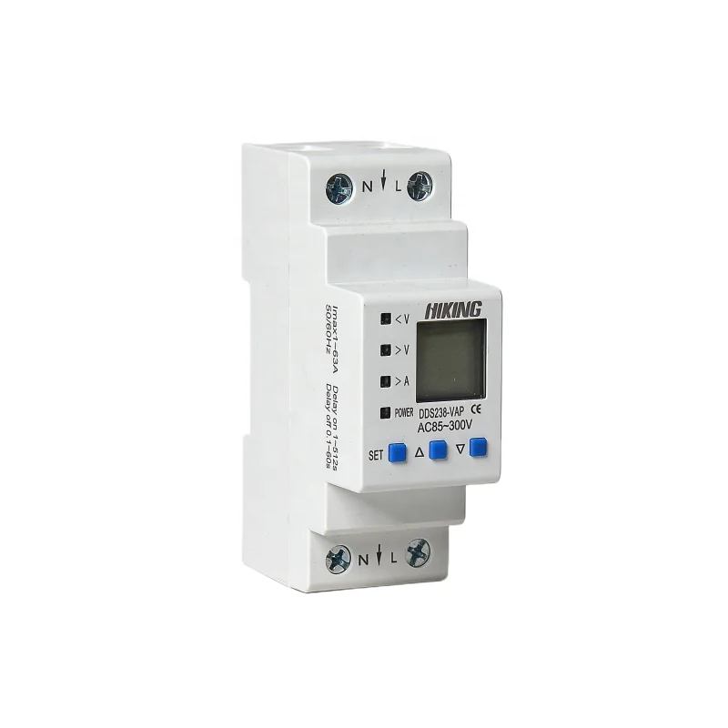 DDS238-VAP Single Phase Over/under Voltage/current protection Protective  Energy Meter/Volatge Protector