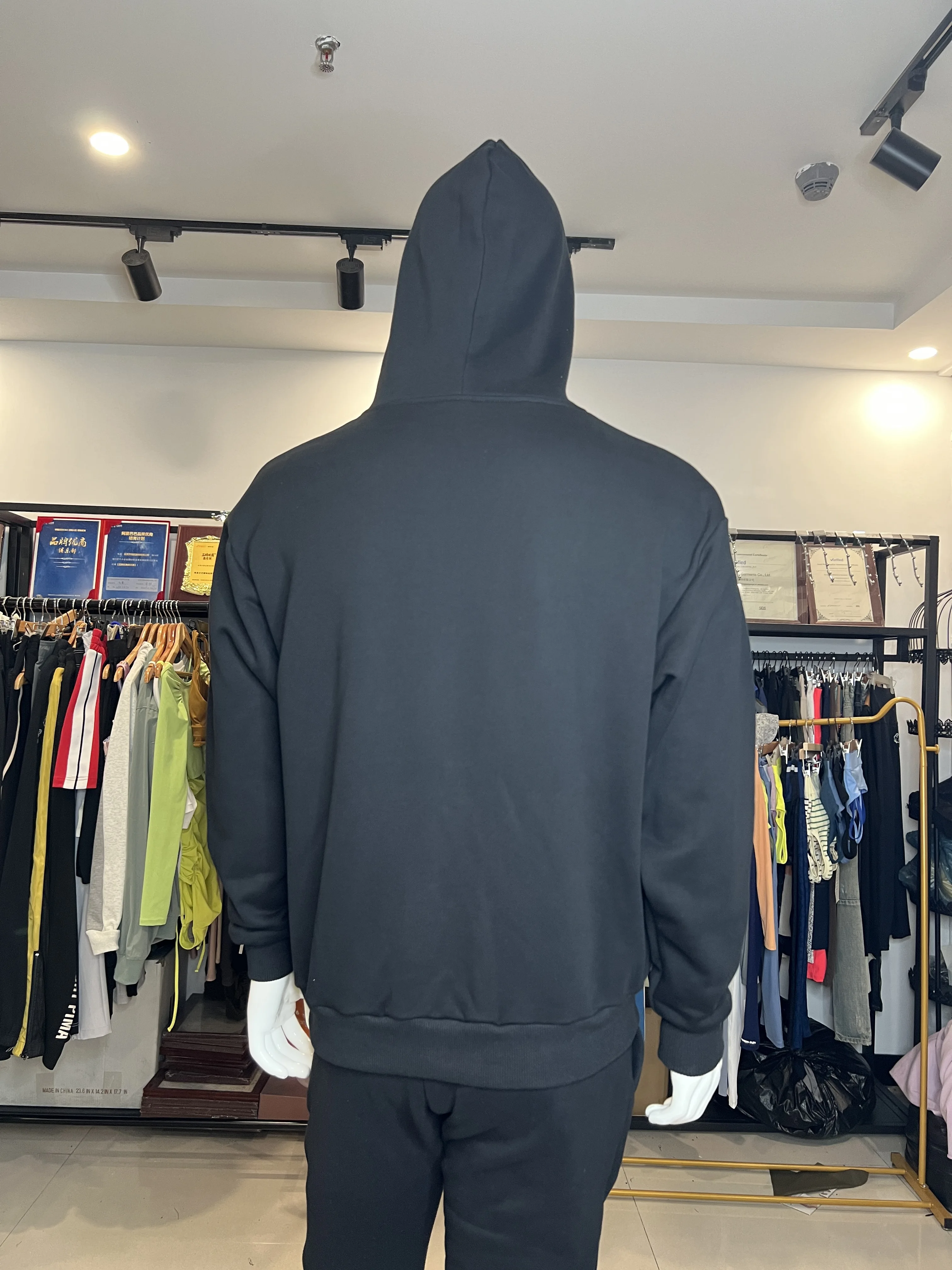 Custom Logo Fleece Oversize Antiwrinkle Antipilling Street Hoodies