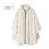 PU bianco sporco con chiusura a zip
