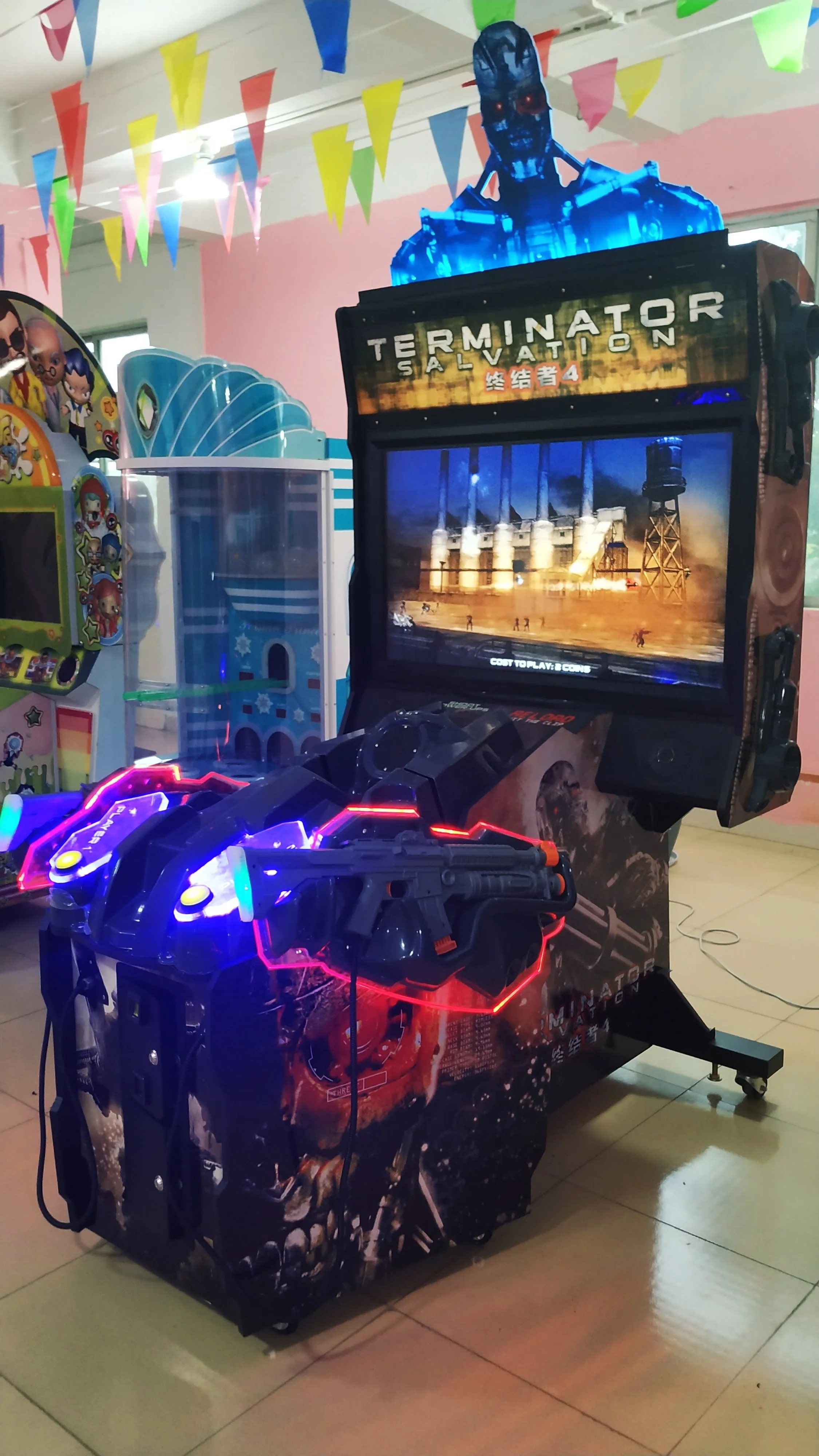 Coin Operated Terminator Salvation Game Gun Shooting Gun Game Machine Arcade Game Machine