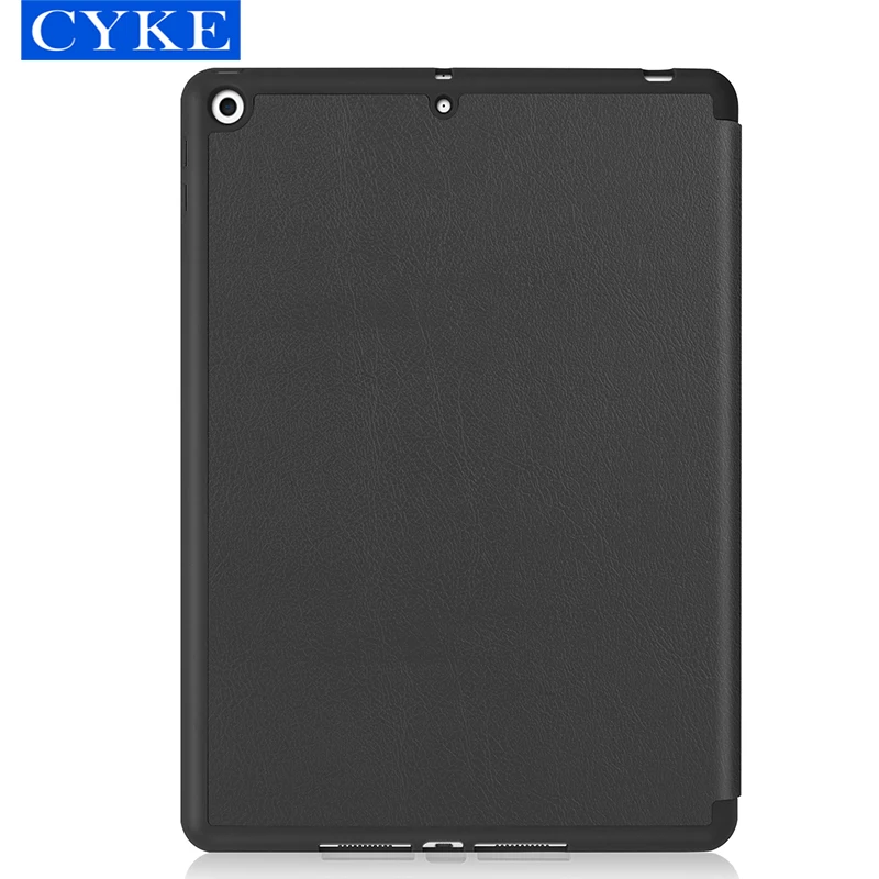 CYKE 9th 8th Generation Tablet Case Pu Leather 10.2 Inch Tpu Soft Shell Tablet Cover Pen Holder for Apple Ipad 9 8 10.2 2021