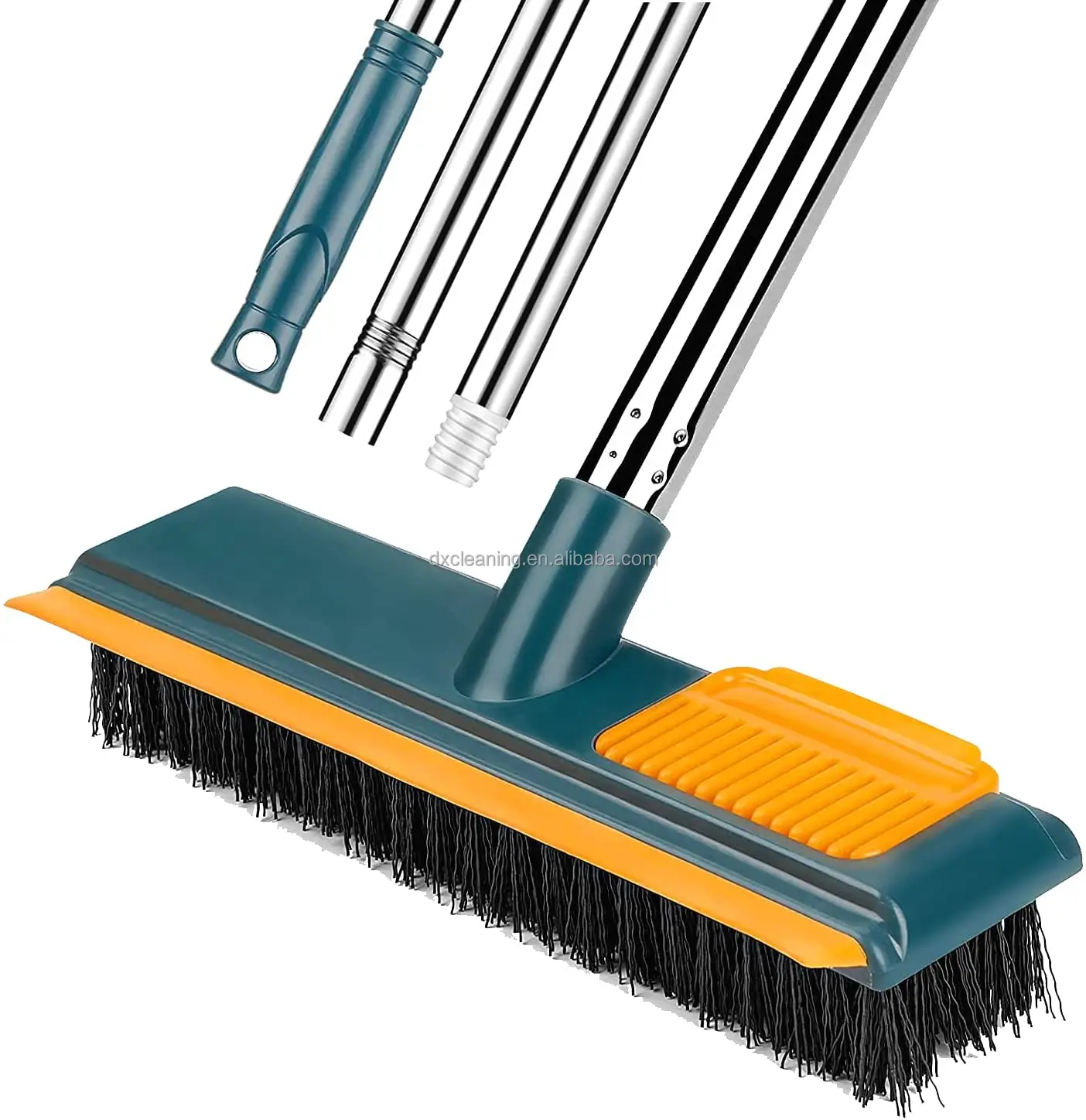 Broom Hair Removal Comb, Broom Cleaning Tool With Handle And Hanging Hole Blue For Broom Bristles And Bedroom And Bathroom Drains - View #6