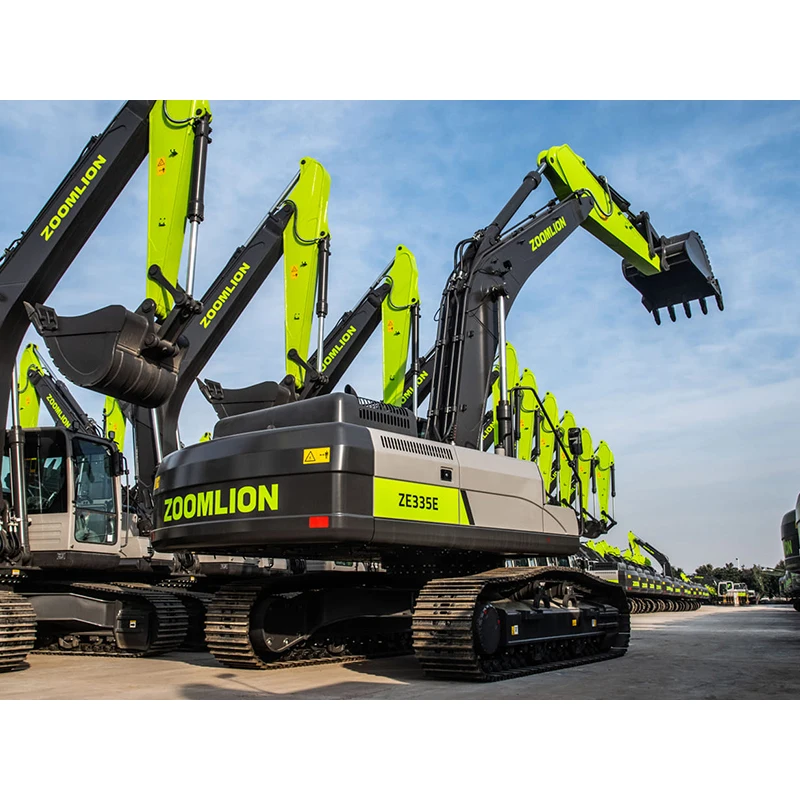 Zoomlion ZE335E 30 tonluk büyük hidrolik ekskavatör inşaat ekleri