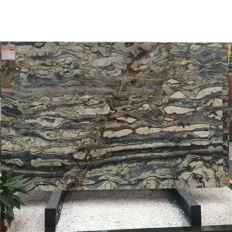 중국 브렌닐리칸 모르크 특별한 화려한 상업용 석양 블랙 그린 대리석