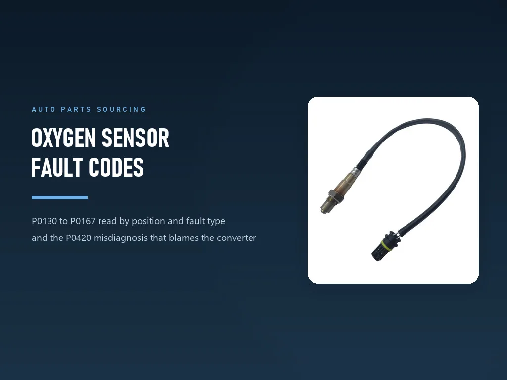 Oxygen Sensor Fault Codes: P0130-P0167 and the P0420 Misdiagnosis