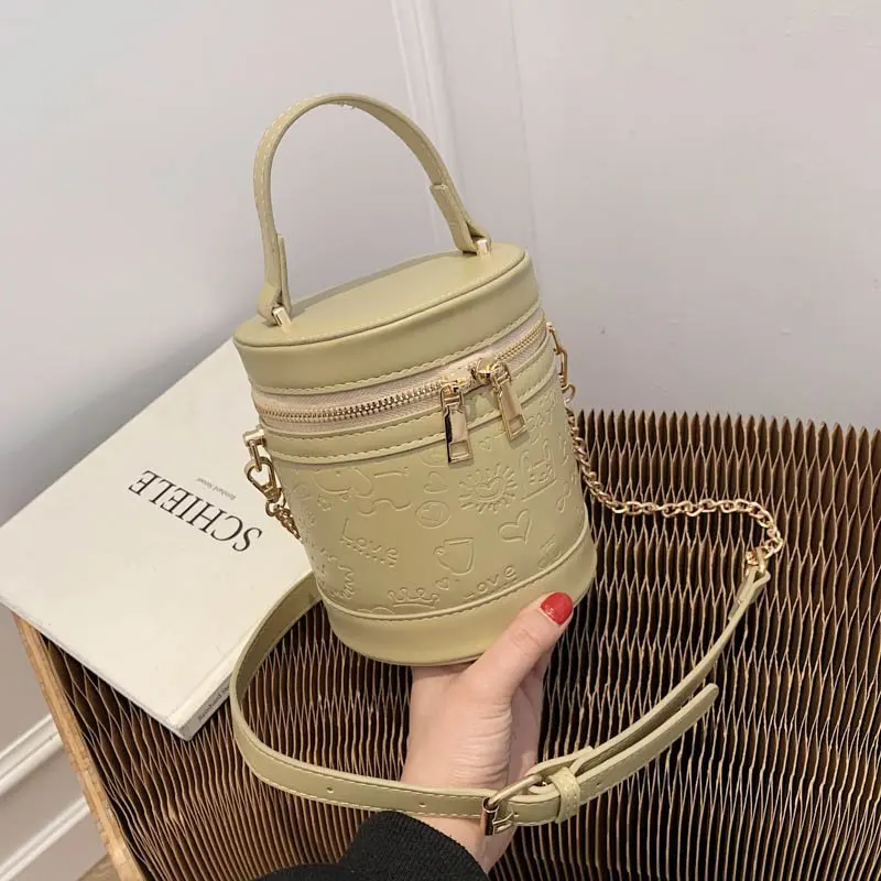 2021 Hot Style Fashion Retro Cylinder Mobile Phone Bag Women Bucket Handbag  Designer Bag Ladies Cylinder Bag - Buy Designer Bags,Mobile Phone Bag,Bucket  Handbag Product on 