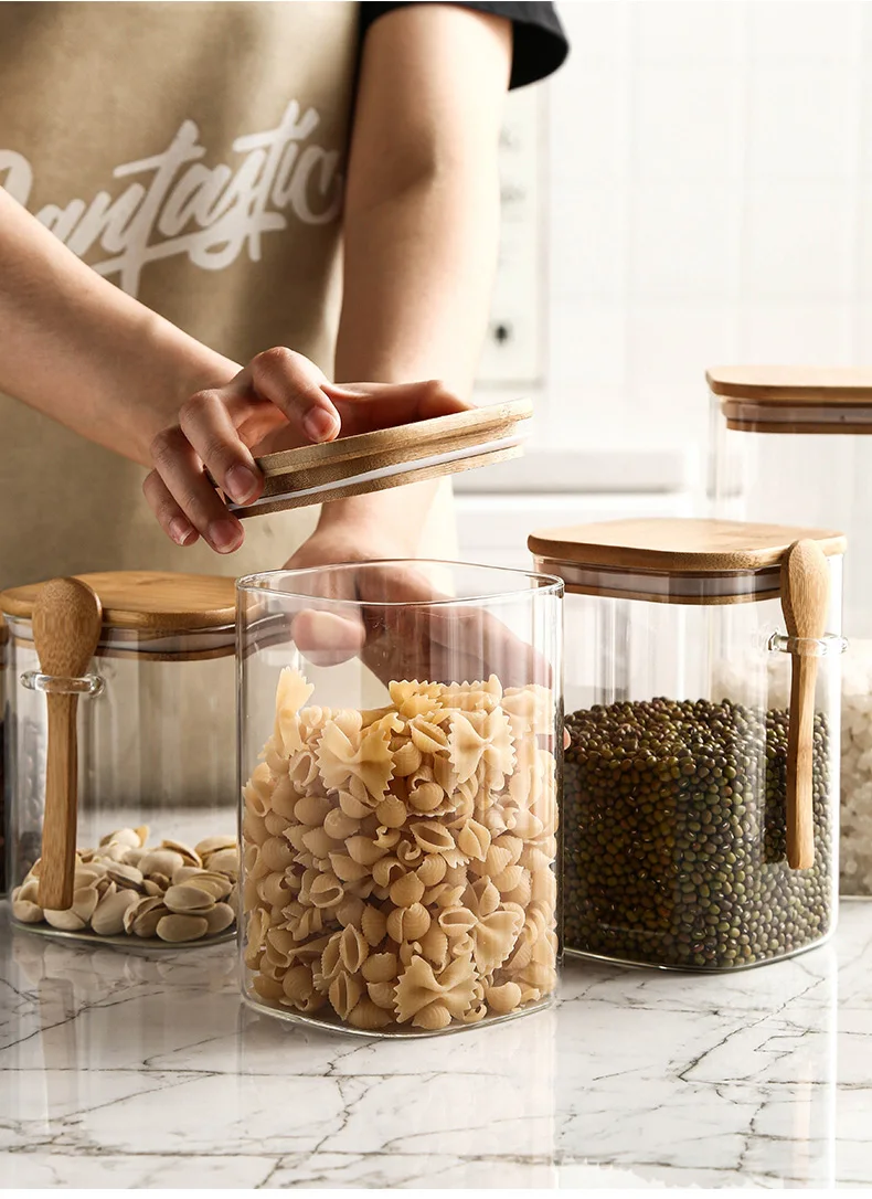 Eco-friendly Borosilicate Glass Jars for Food Storage