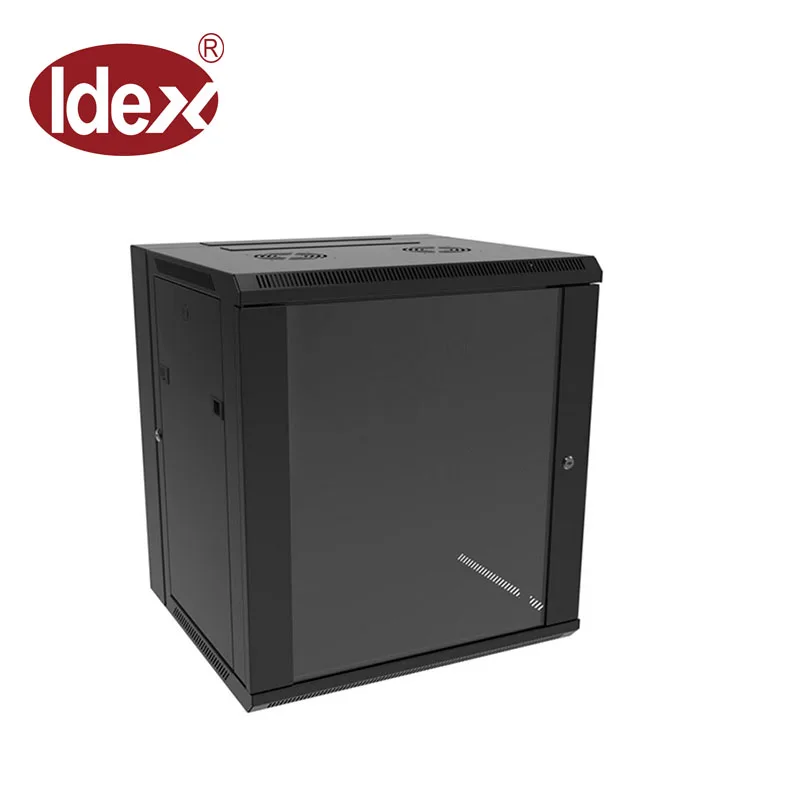 Factory Price Wall Mount Double Section Server Rack Ordinary hang Cabinet with Lock