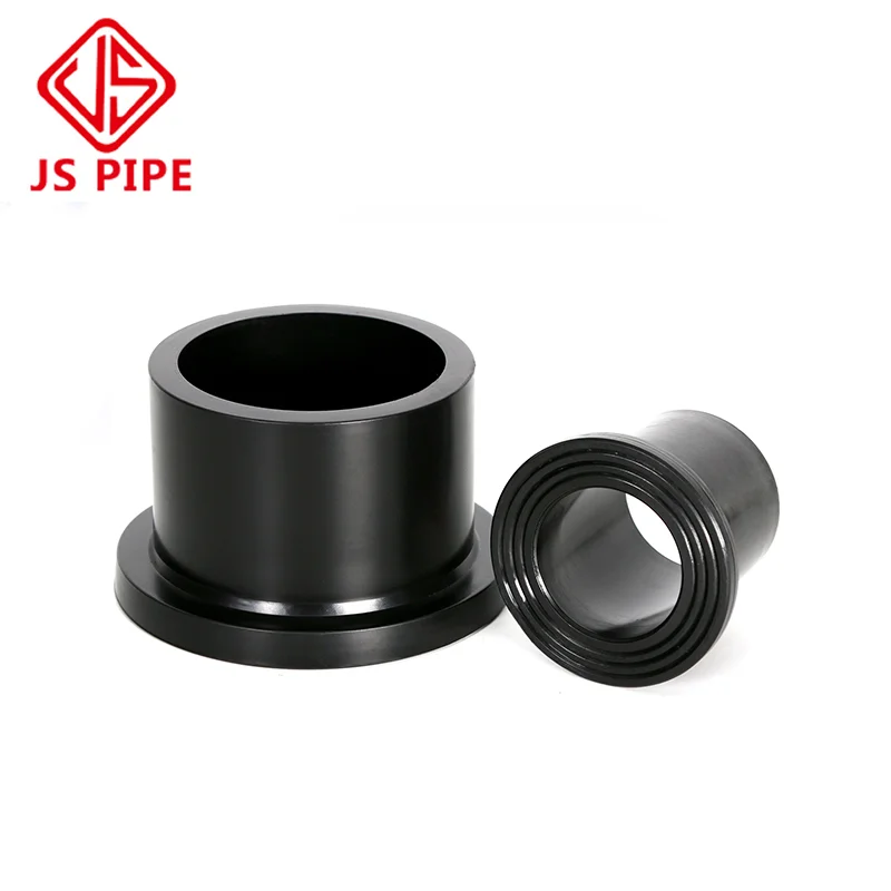 Factory PE Butt fusion Fittings HDPE Flange Stub End Adapter SDR11 PN16 for Water Pipe
