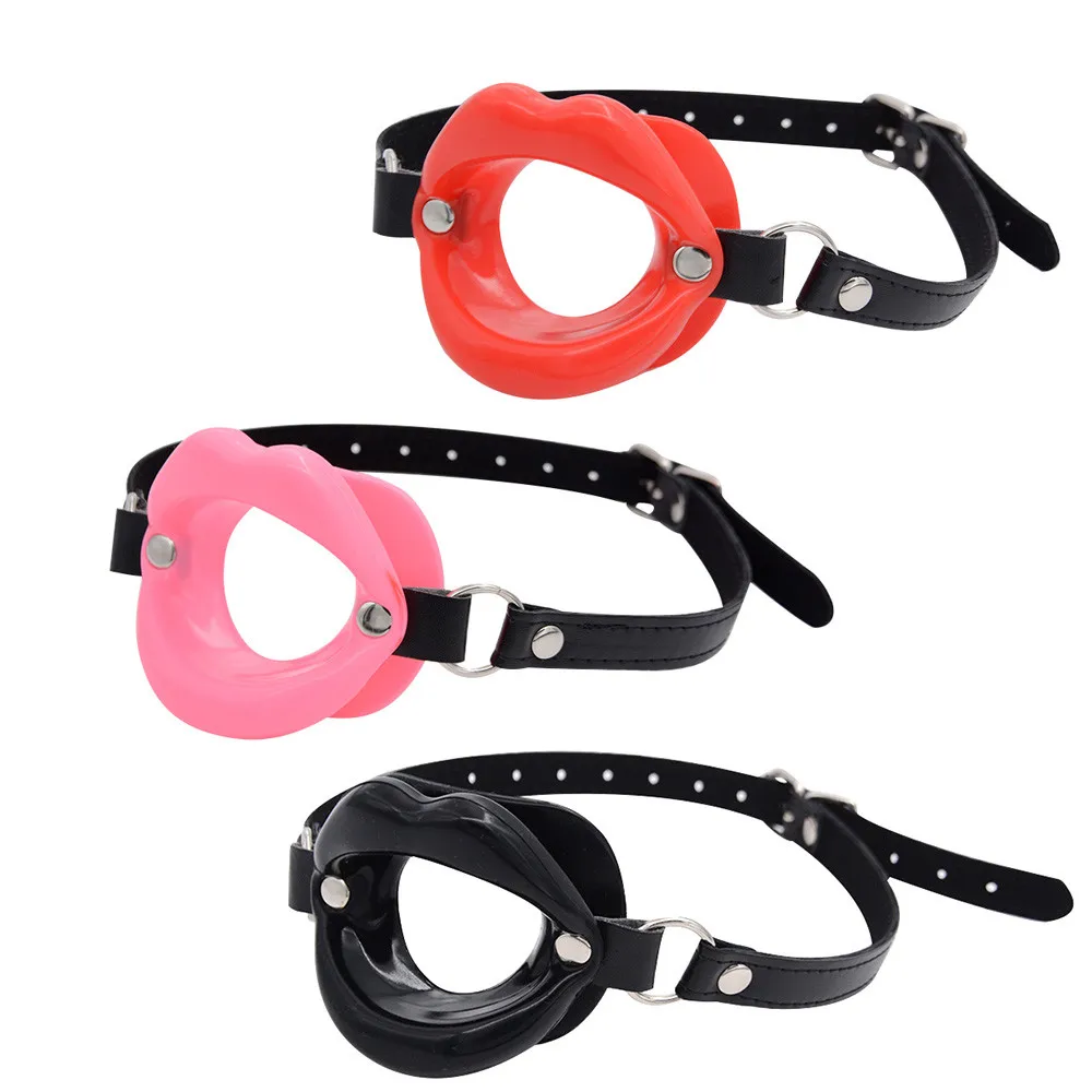 Wholesale Erotic Open Mouth Gag Cock Sucker Sexy Lip Oral Ball Bondage Restraints Fetish BDSM Slave Adult Sex Toy For Women Couples SM% From m.alibaba pic picture