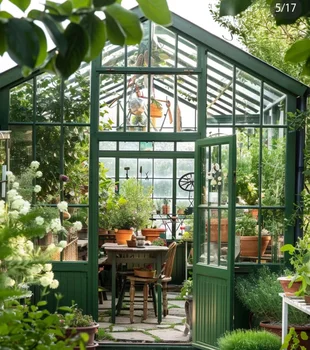Durable Glass Roof and Steel Structure Frame with Sunlight High Quality and Low Cost
