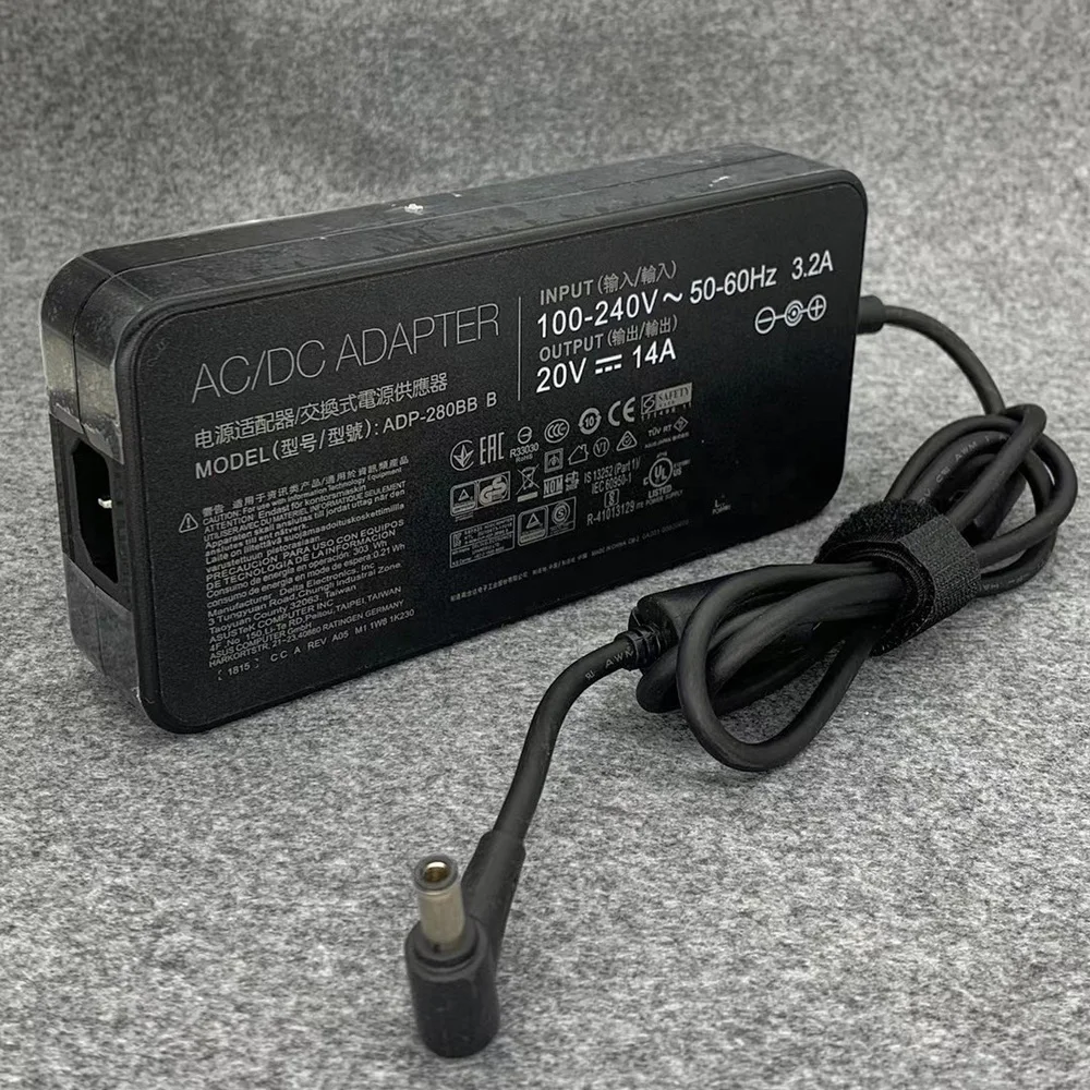 Original 280w 20v 14a Ac Adapter Charger For Asus Rog G703gx-ev017fr,G703gs -ws71,G703gi,Adp-280bb B E5097r E5019t Xs99k E5005r - Buy Ac Adapter G703gx- ev017fr,Ac Adapter G703gi,Adp-280bb B Adapter Product on Alibaba.com