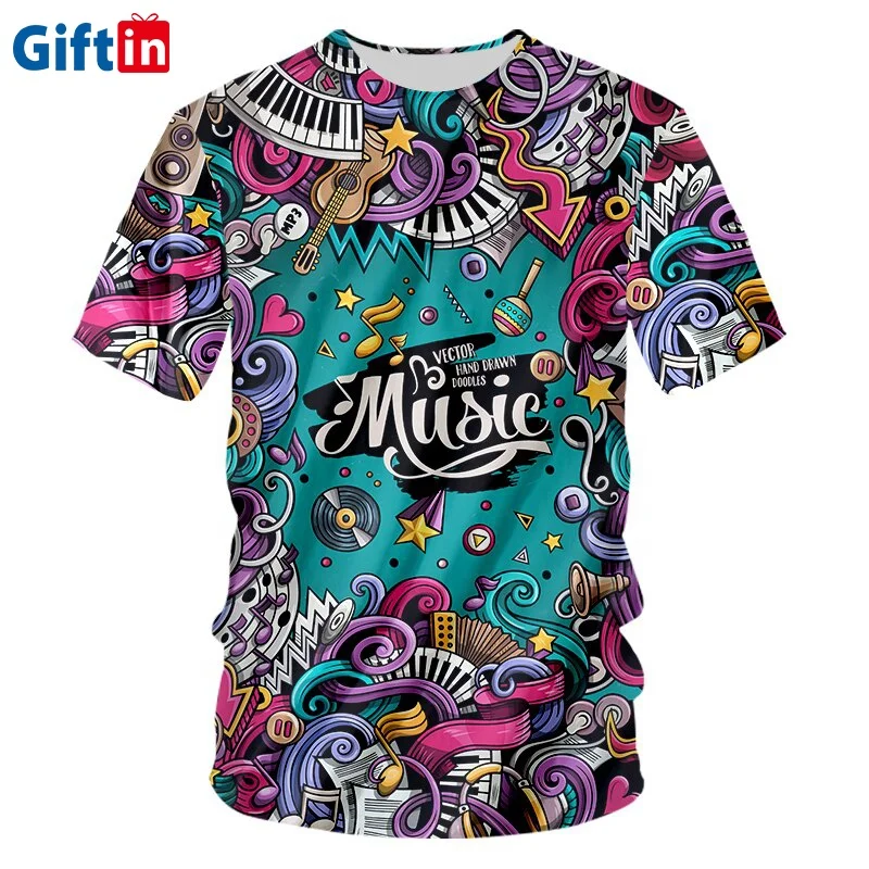 Wholesale High Quality Music Festival Clothes Sublimated T-shirt Printing -  Buy Sublimated T-shirt,Music Festival Clothes,Tshirt Printing Product on  