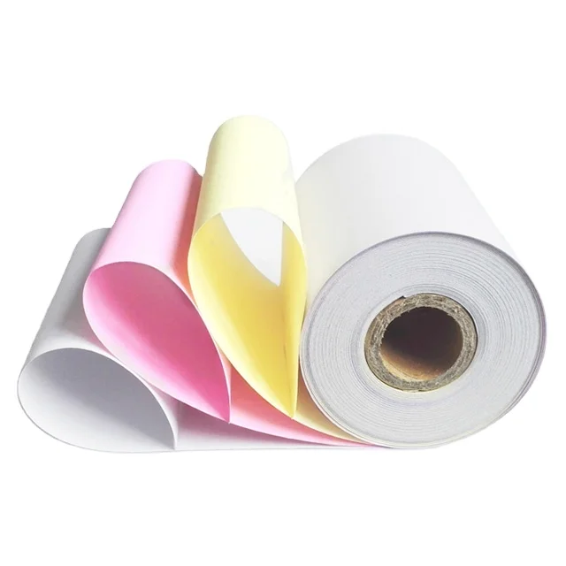 Single Ply Or 3 Ply NCR Paper Small Roll / NCR Cashier Register Rolls