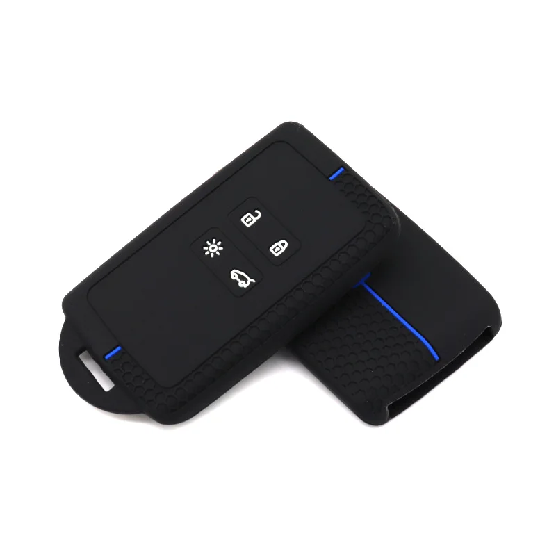 4 Button Silicone Car Case Key Cover for Renault Clio Scenic Megane Duster Sandero Captur Twingo Modus Remote Shell Accessories