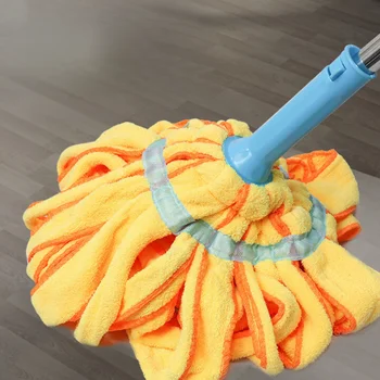 Rotating Self Twisting Water Mop for Lazy People, Hand Wash Free, Self Twisting Water Mop