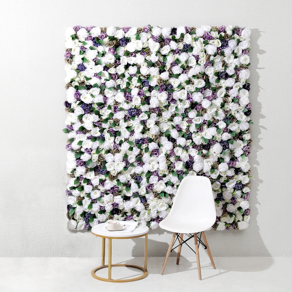 Hp117 Plant Hanging Plastic Wedding Decoration 40*60 Red Flower Rose