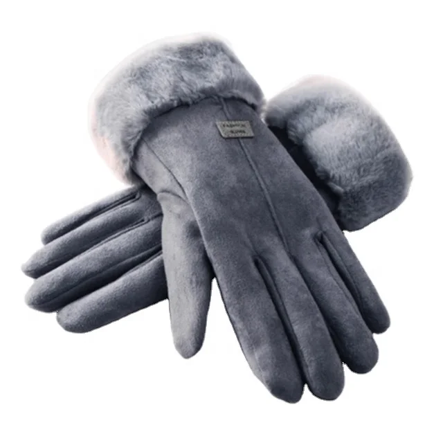 work gloves with fur inside