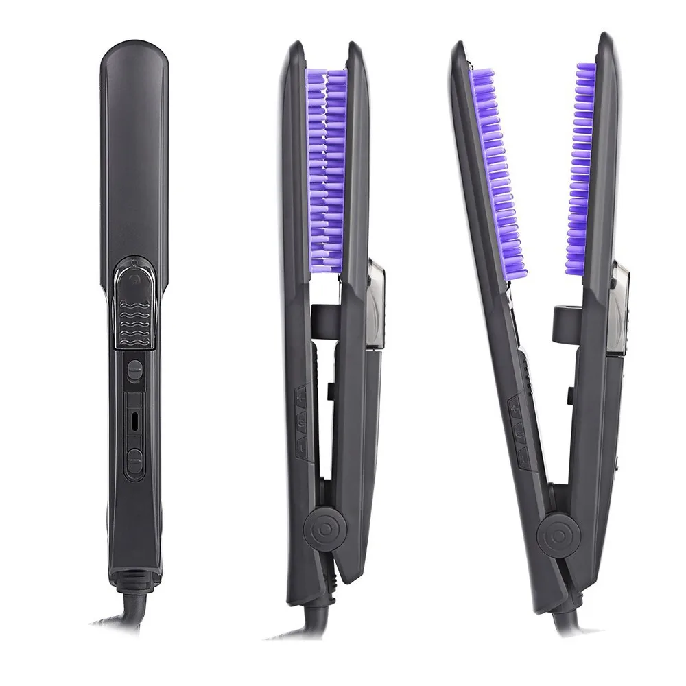 Factory price Top selling OEM wholesale Nano Atomization Hair straightener brush spray steam Pro Tec