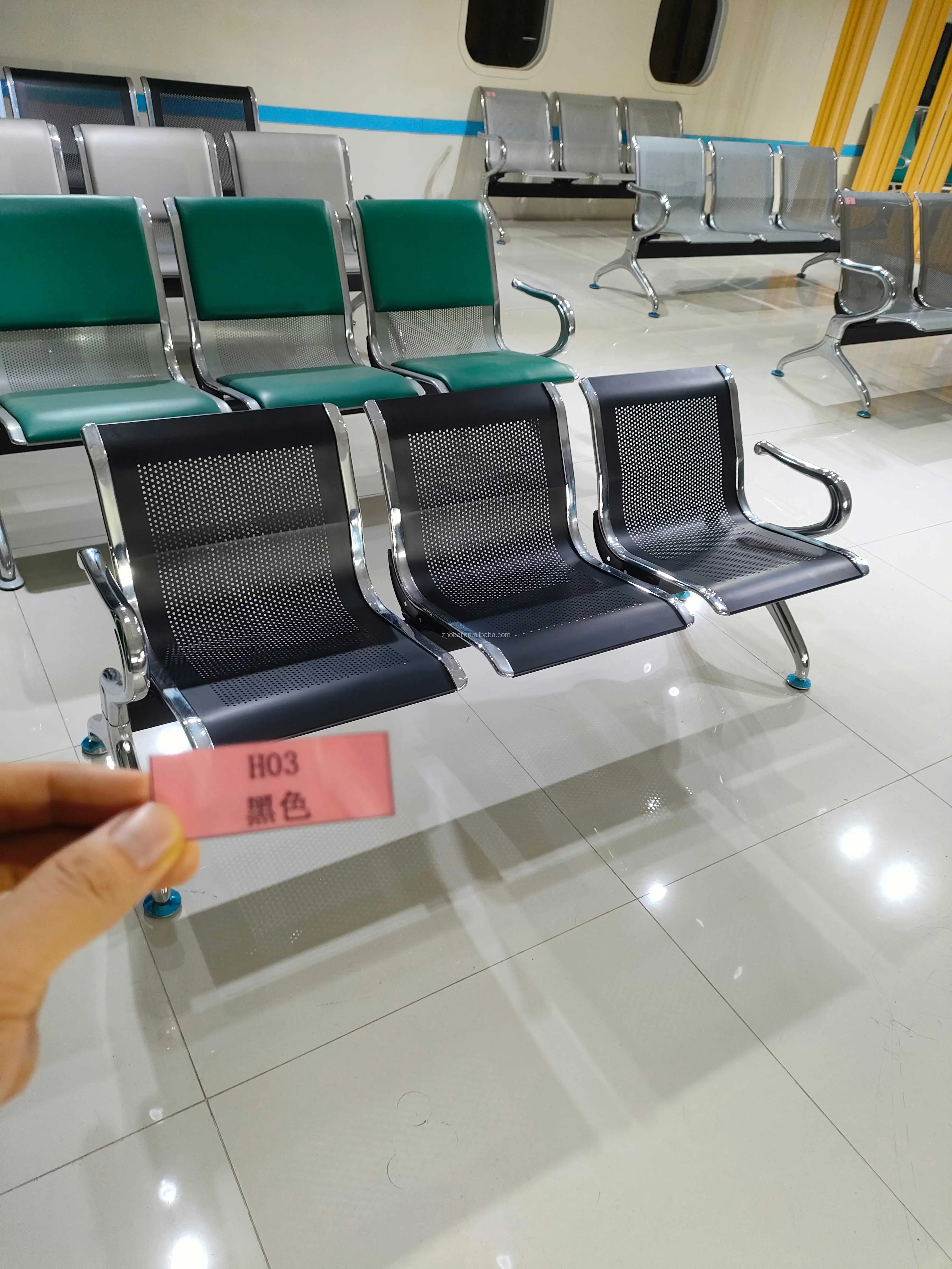 Hot Sale Customized Infusion Chair 1-5 Seat Stainless Steel Modern Design Durable Hospital Waiting Chairs Gym School 5-Year 6