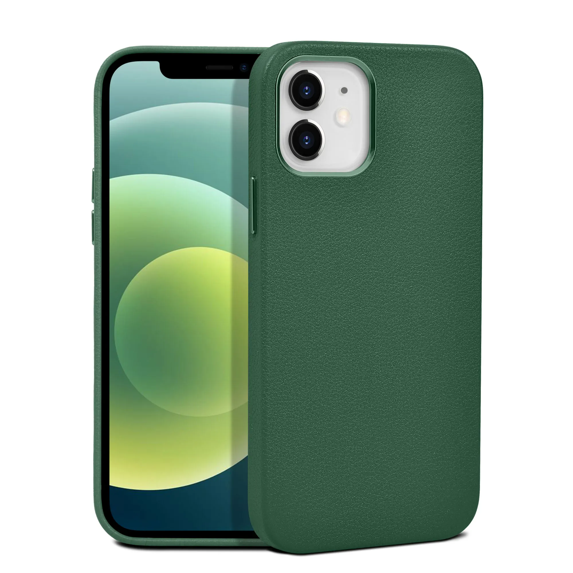 WiWU Slim Phone Shell Protective Case Leather Case Compatible with Phone 13 Phone 12